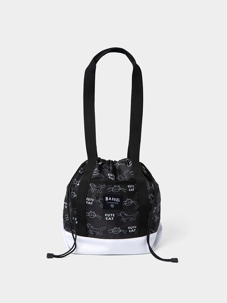 INAP 키티 스트링 토트백 16L 블랙 (B5SUABG097BLK)