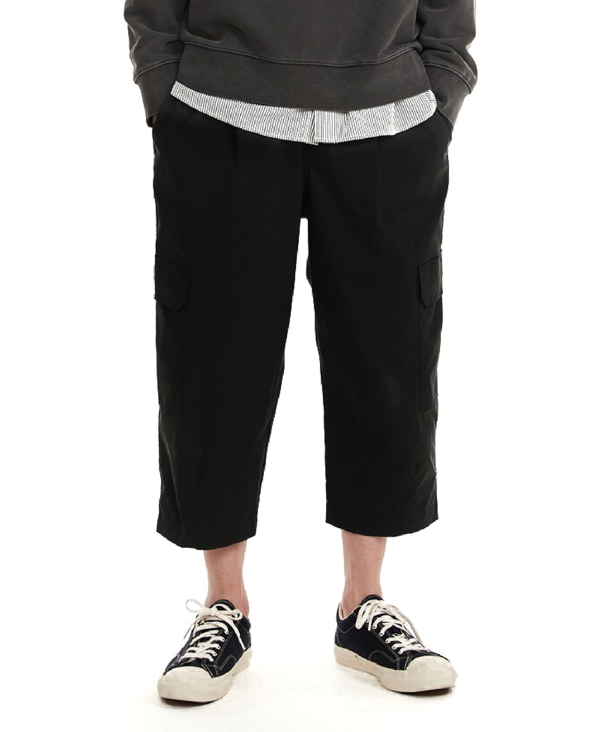 힐리먼트(HELEMENT) 써머 포켓 8부 슬랙스 (BLACK)