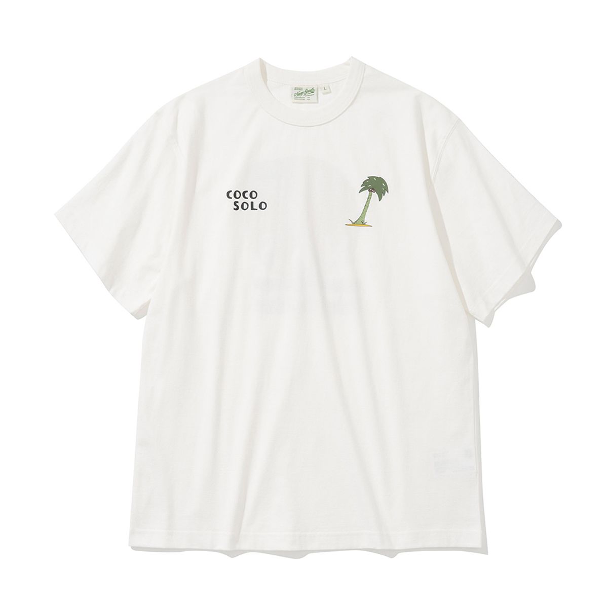 유니폼브릿지(UNIFORM BRIDGE) coco solo s/s tee off white
