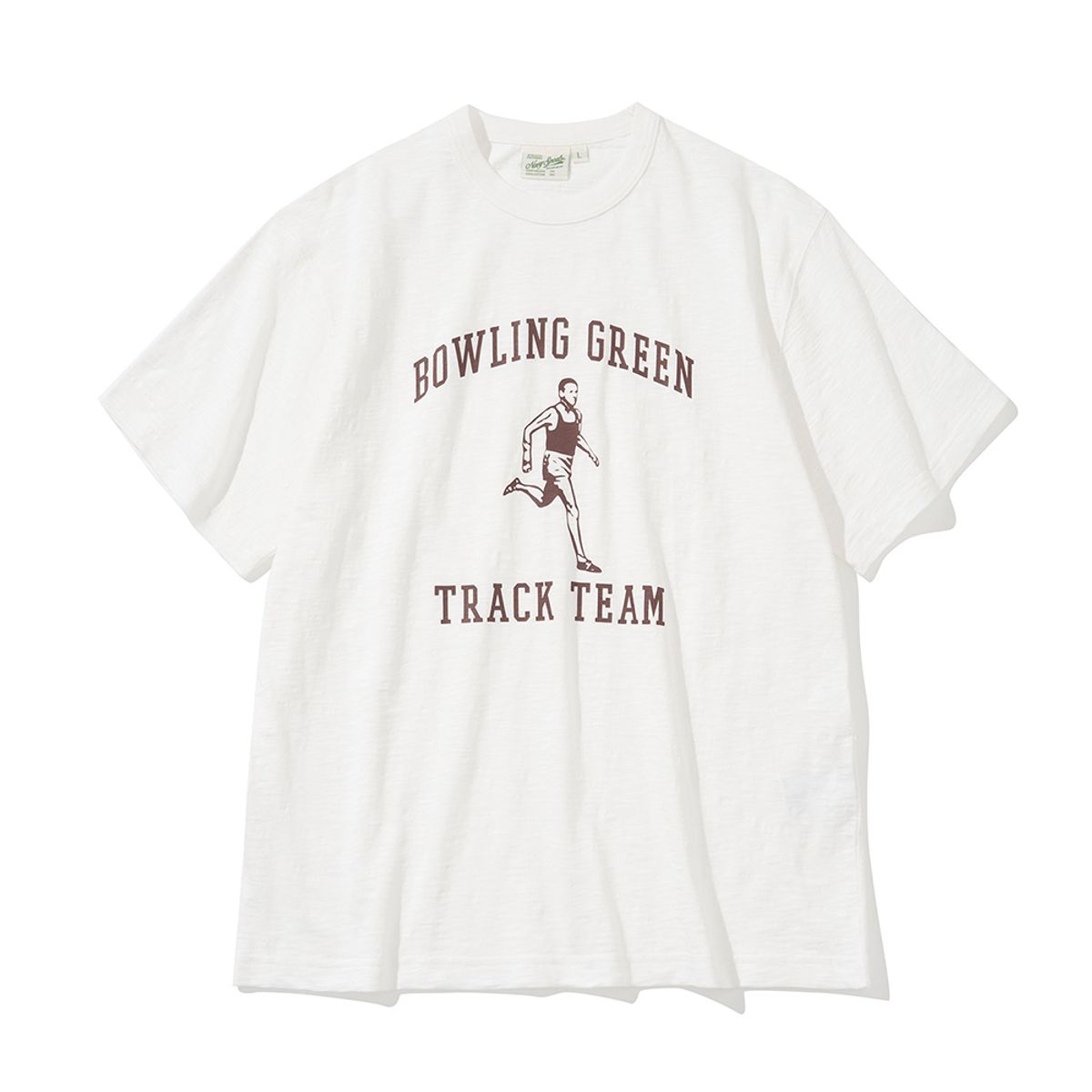 유니폼브릿지(UNIFORM BRIDGE) bowling green slub s/s tee off white
