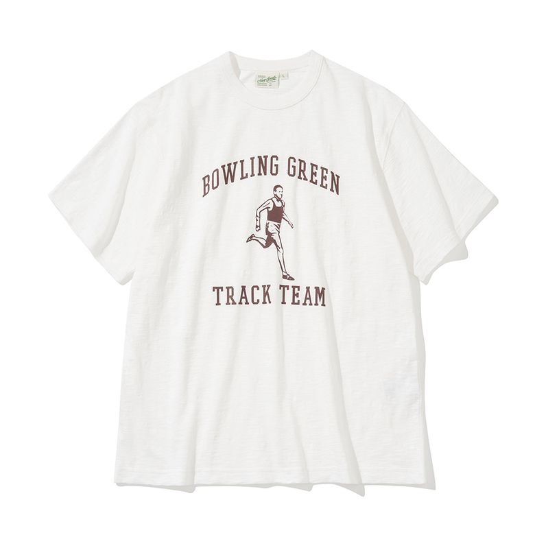 bowling green slub s/s tee off white