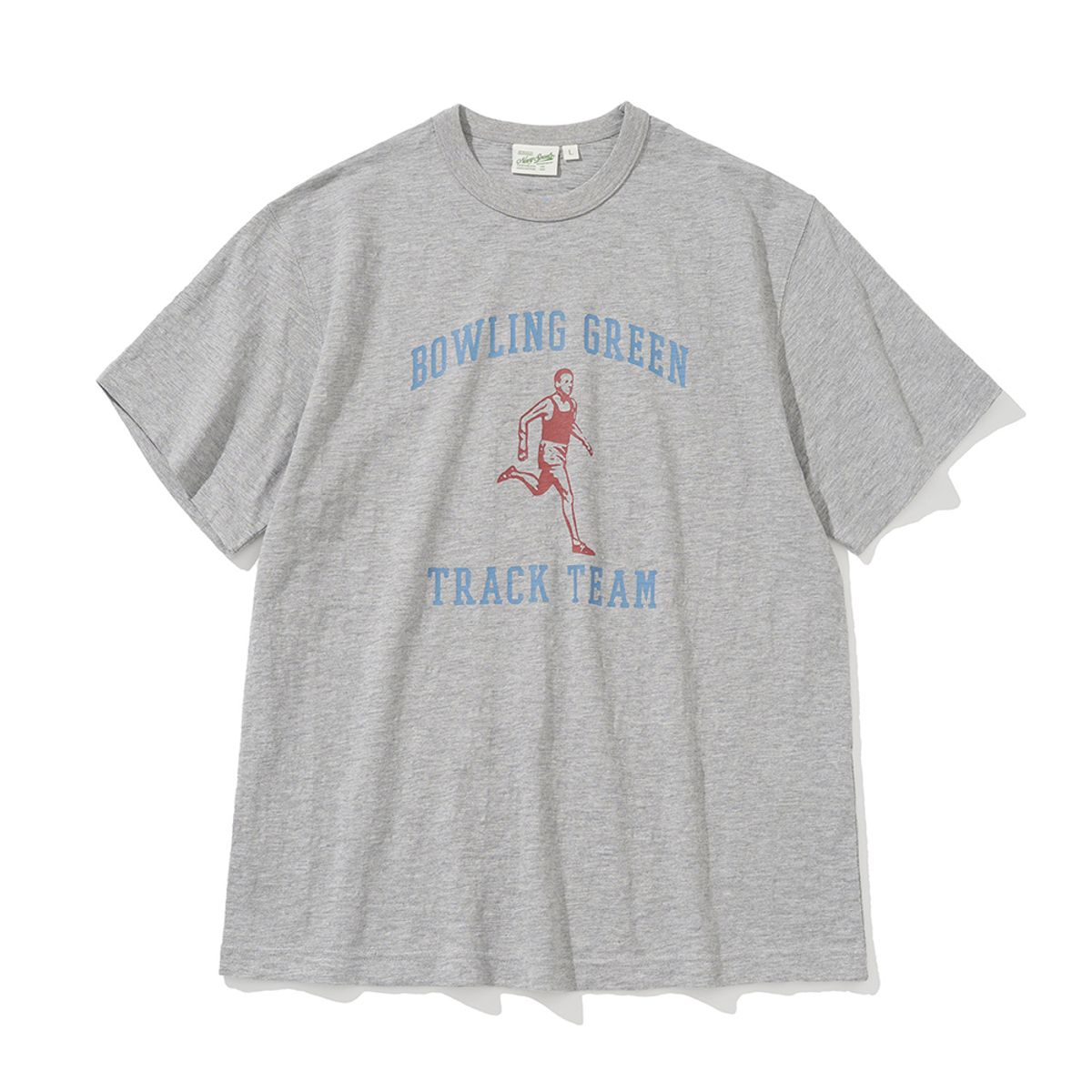 유니폼브릿지(UNIFORM BRIDGE) bowling green slub s/s tee 8% melange grey