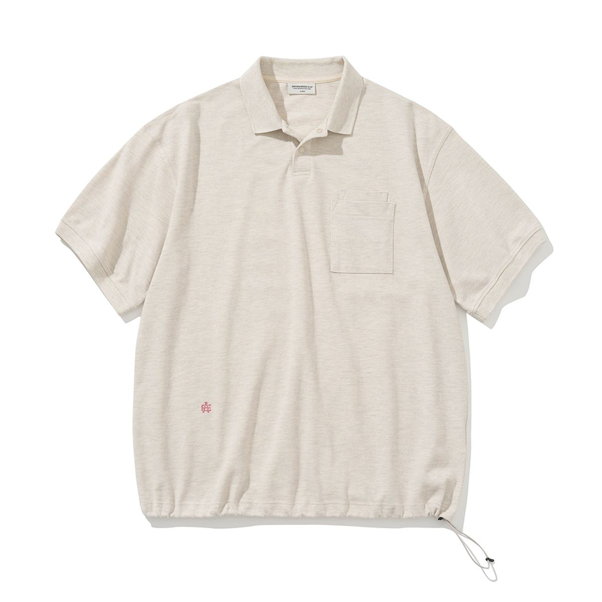 유니폼브릿지(UNIFORM BRIDGE) ae pique string s/s tee oatmeal