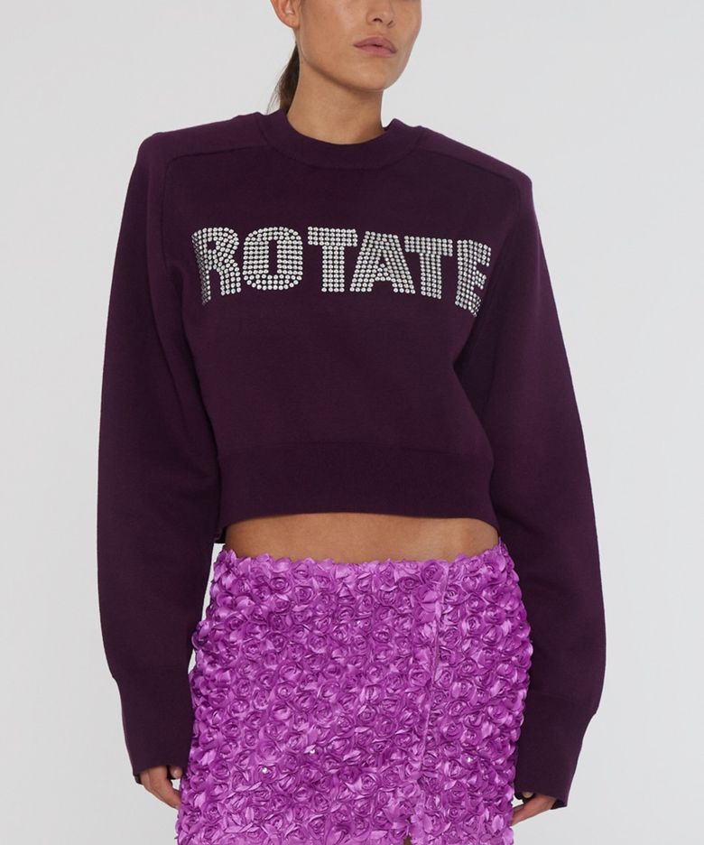 (W) 펌 니트 크롭 점퍼 피클 비트 FIRM KNIT CROPPED JUMPER PICKLED BEET