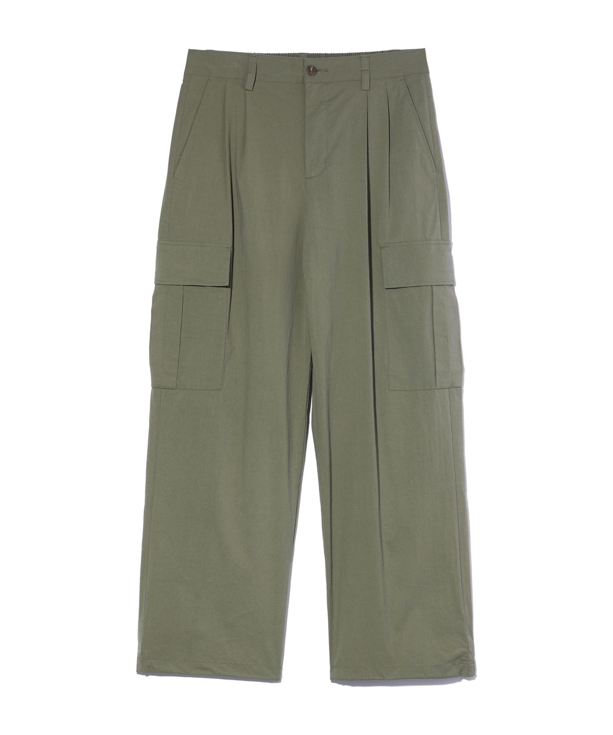 어노이드(ANNOYED) 투턱 와이드 카고 팬츠 KHAKI (LO3PU726-048)