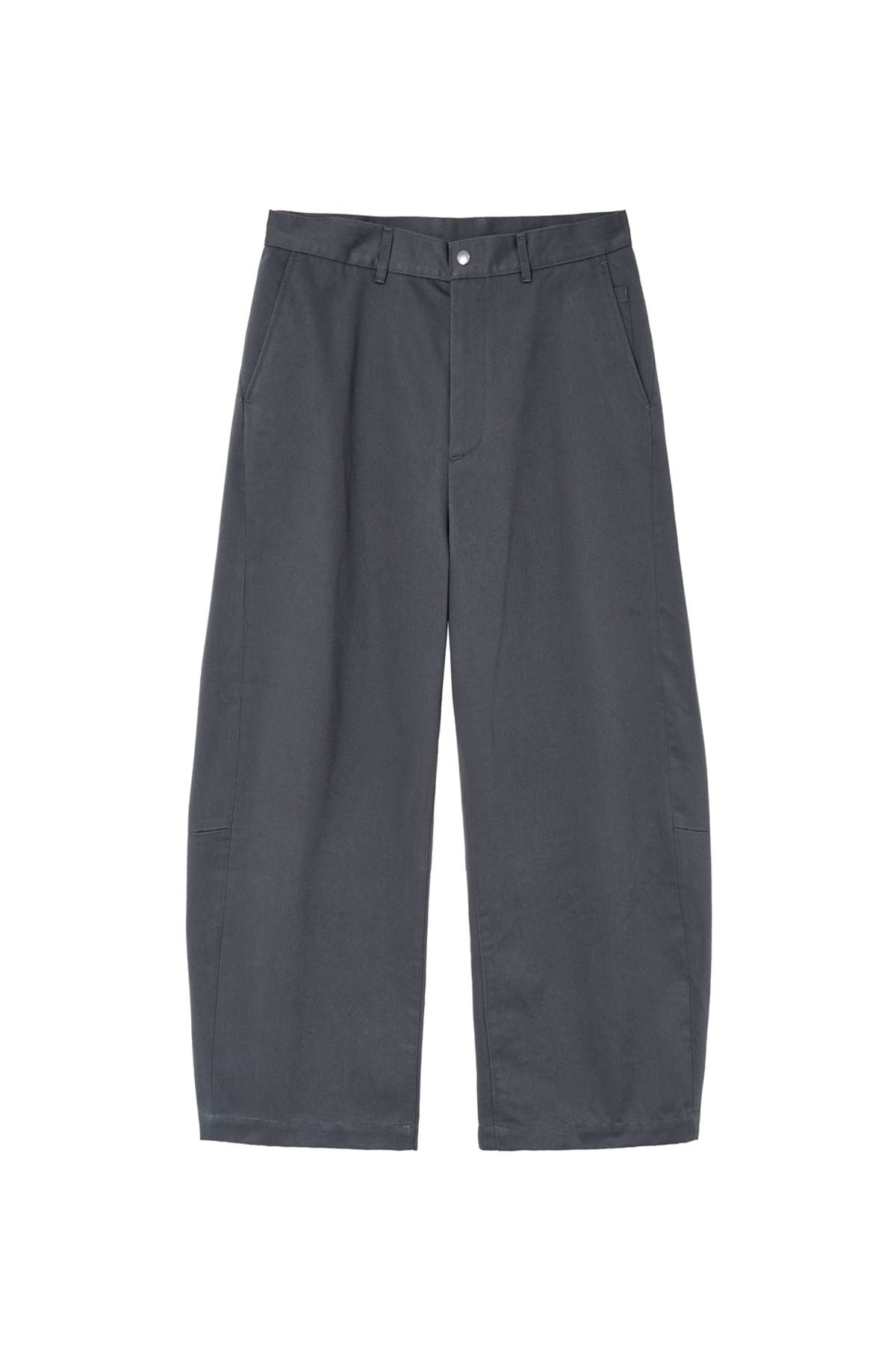 해칭룸(HATCHINGROOM) Curve Chino Pants Blue Charcoal