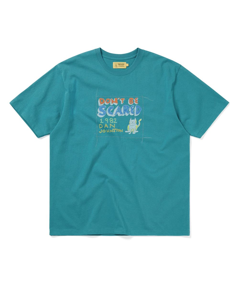 TNT Daniel Johnston Scared Tee Teal