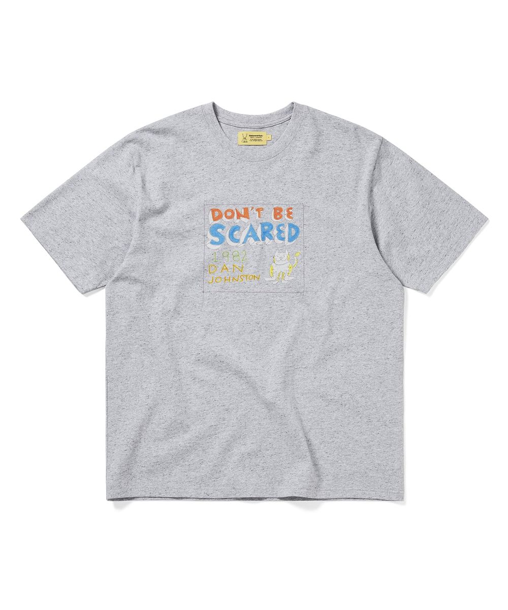 TNT Daniel Johnston Scared Tee Heather Grey
