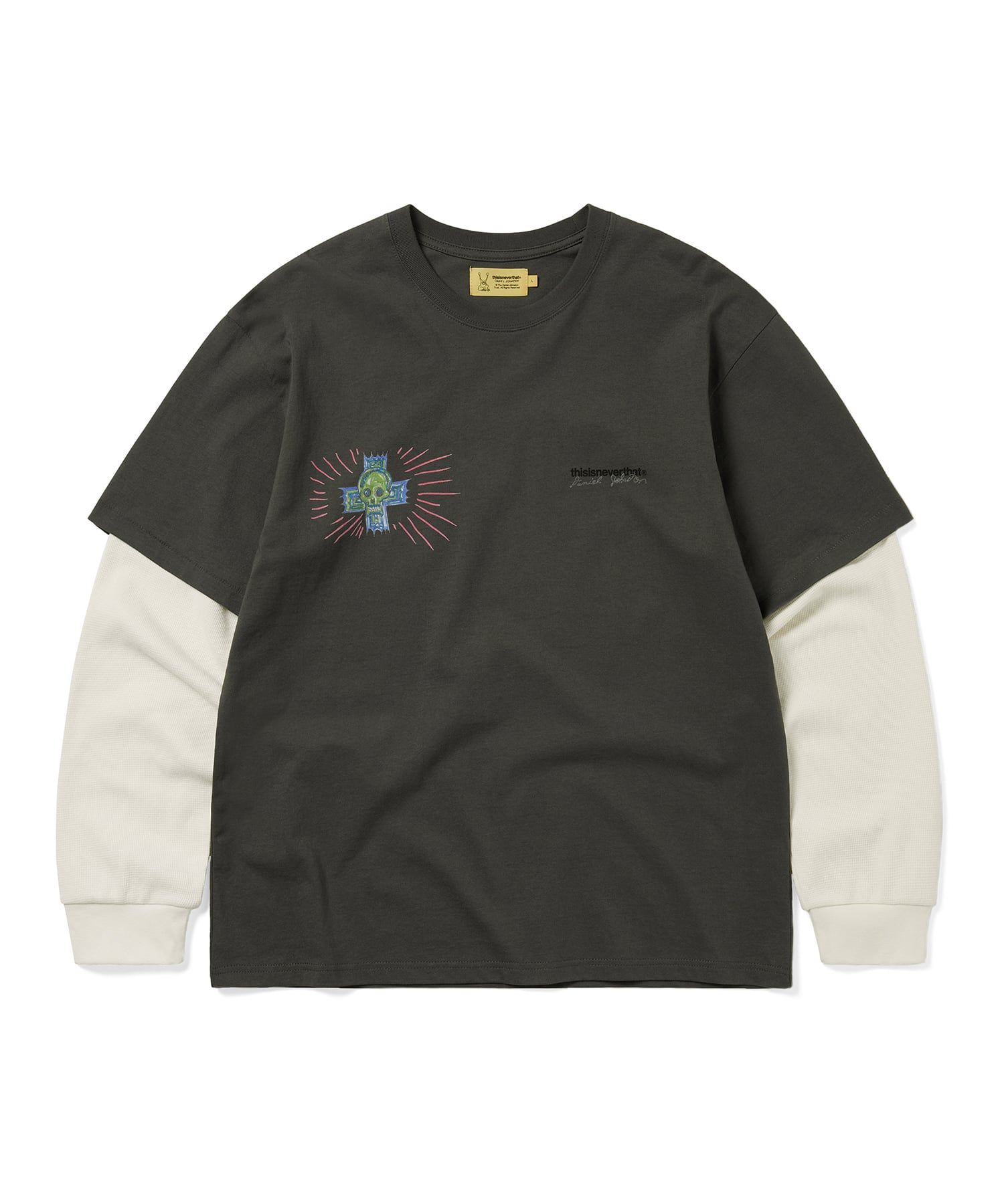 디스이즈네버댓(THISISNEVERTHAT) TNT Daniel Johnston Layered L/S