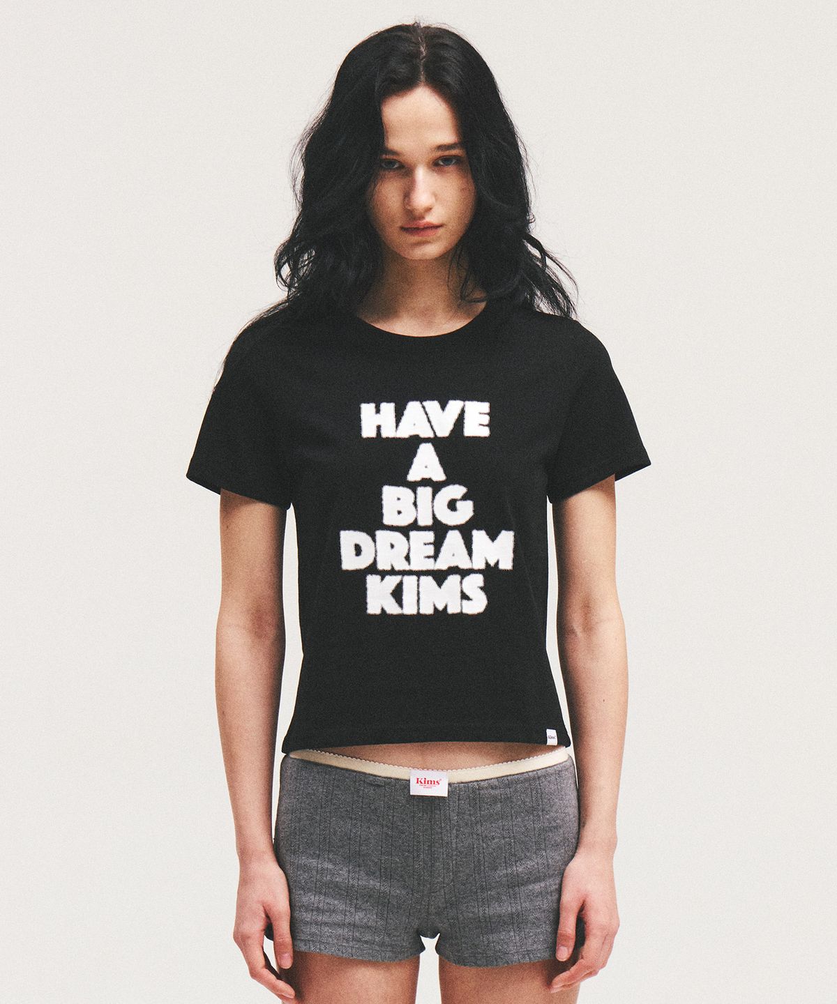 킴스 프레시 코튼 마켓(KIMS FRESH COTTON MARKET) (Unisex) Big Dream Tee Black