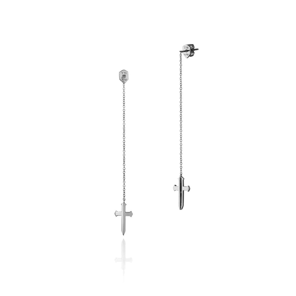트렌카디즘(TRENCADISM) 빅터 귀걸이 / 실버 925 / 이어링 VICTOR_TRM_VTE70BDG