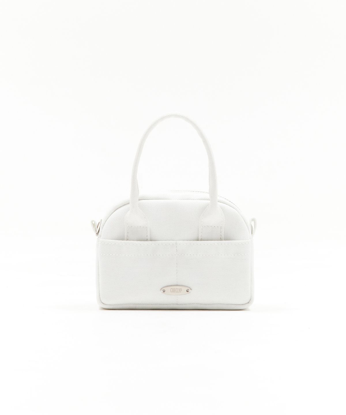 큐클리프(CUECLYP) [Hidden Worker] Mini Bowling Bag (White)