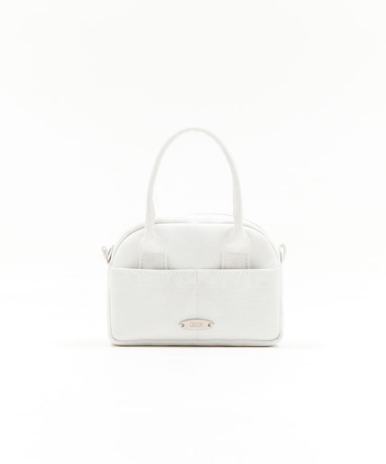 [Hidden Worker] Mini Bowling Bag (White)