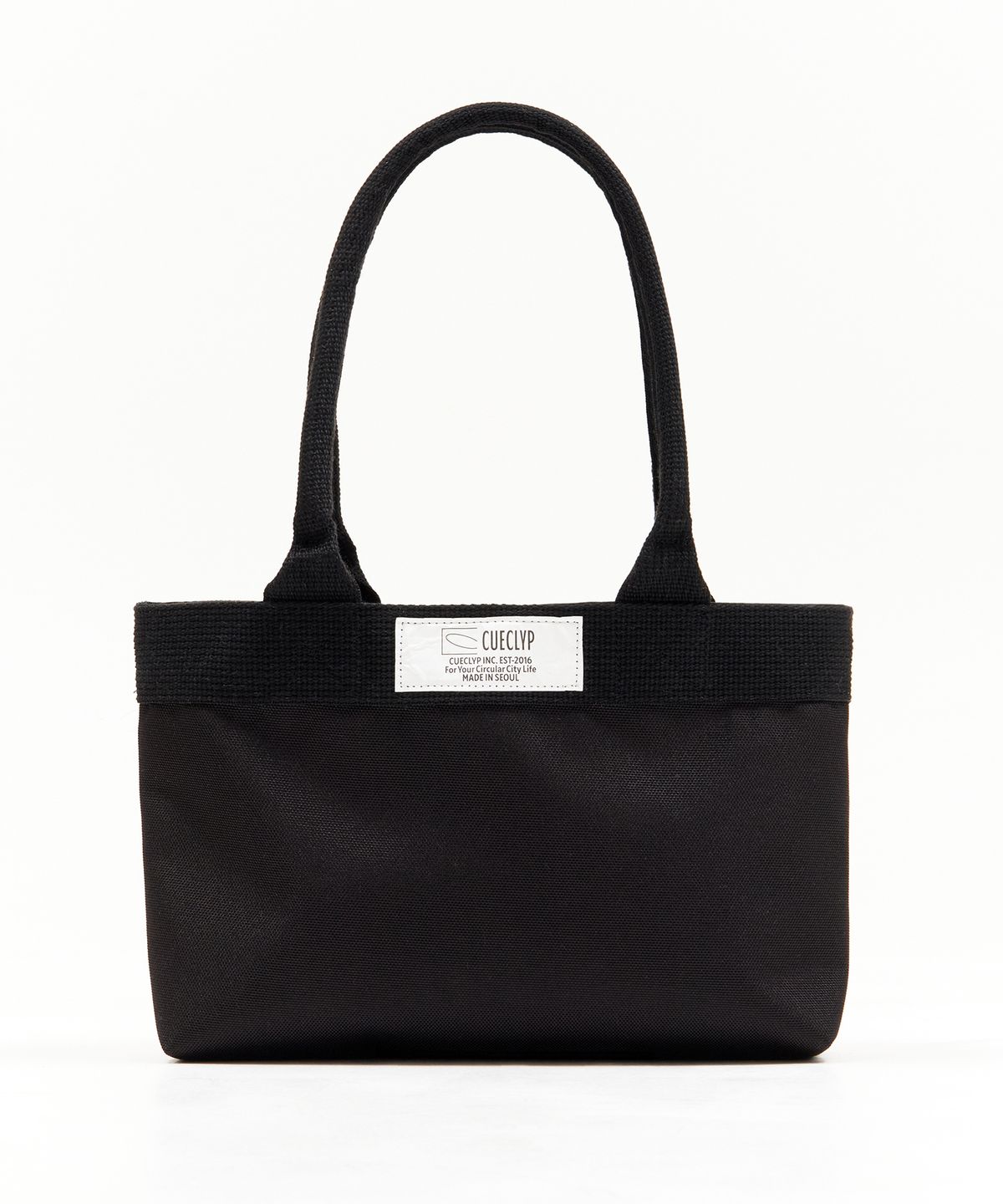 큐클리프(CUECLYP) [Hidden Worker] Basic Tote Bag (Black)