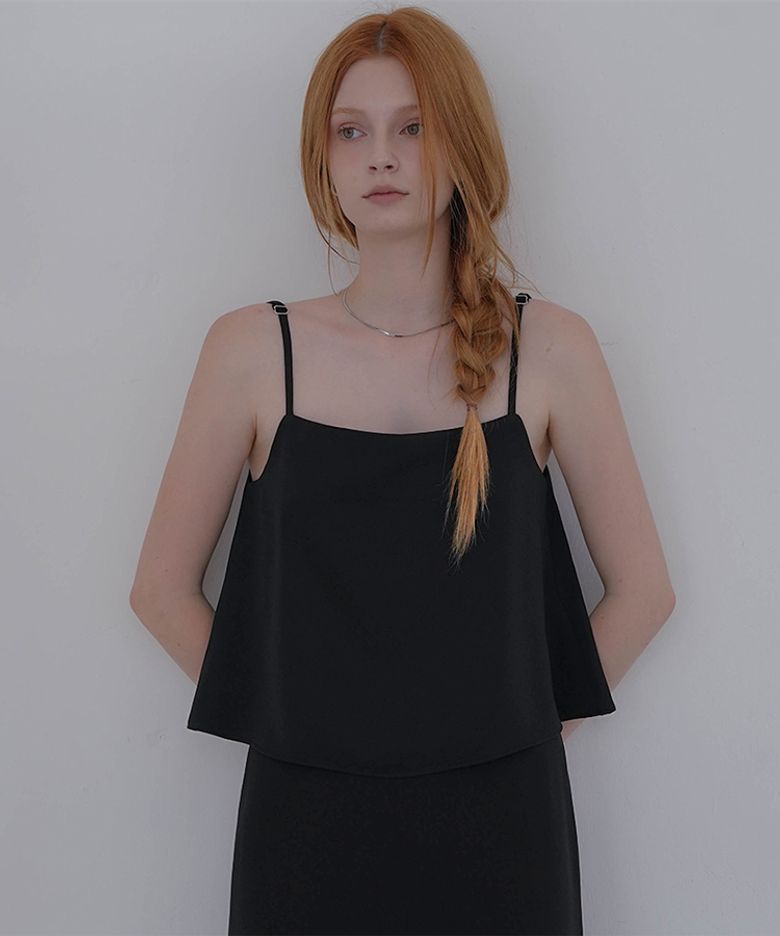 Silky Set-up Sleeveless [Black]