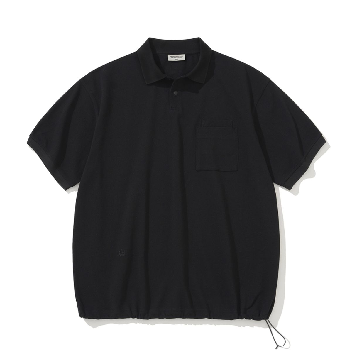 유니폼브릿지(UNIFORM BRIDGE) ae pique string s/s tee black