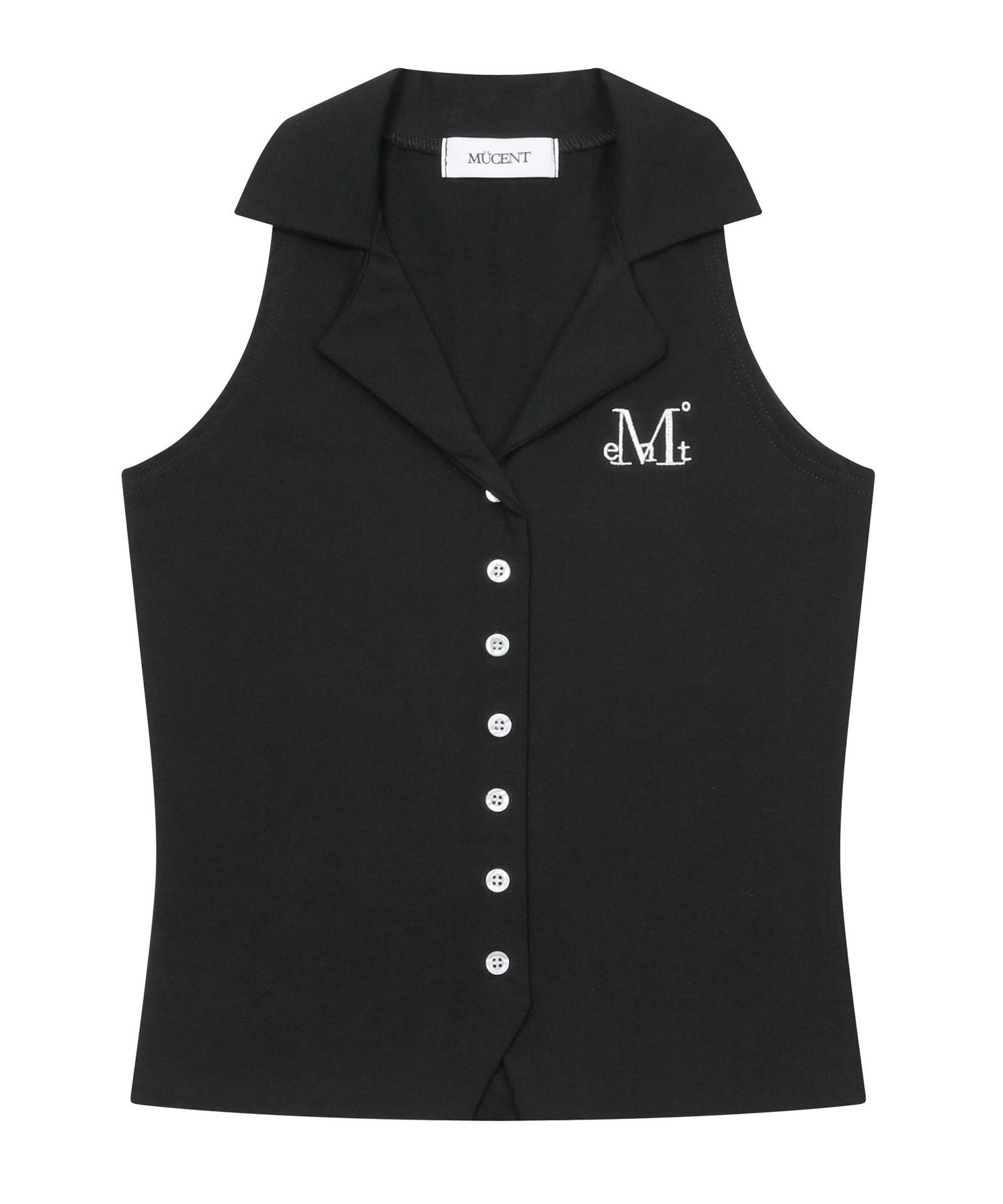 ◆MUCENT◆ Abelar Kara Button Sleeveless Nashi 2 Colors P000 MUSINSA | MUCENT Abelar Kara Button Sleeveless Nashi (2 Colors)