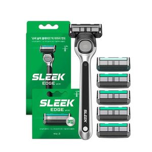 엣지 면도세트(면도기+ 면도날 총6입)