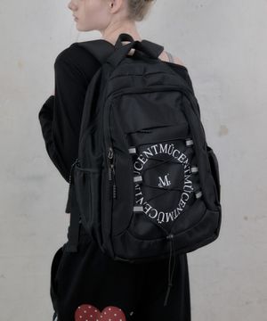 트래빈 원형 로고 백팩 (남녀공용)