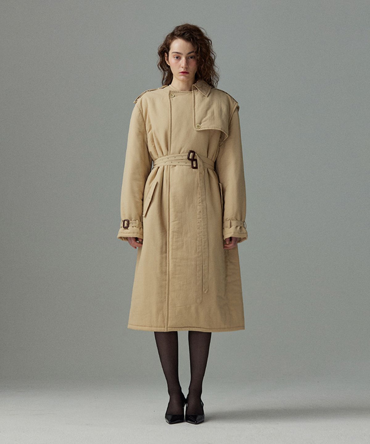 므아므(MMAM) Padding origami  trench coat