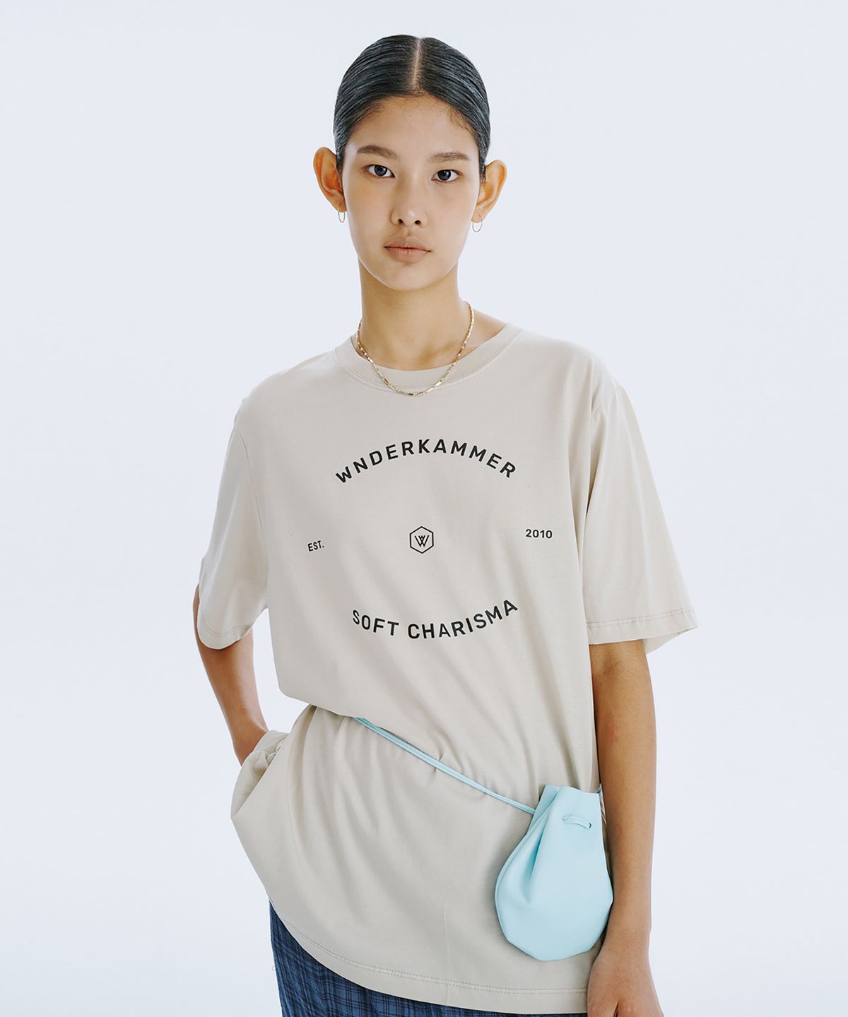 분더캄머(WNDERKAMMER) WNDERKAMMER Graphic T_Light Khaki