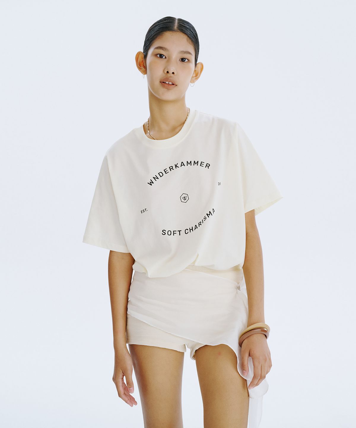분더캄머(WNDERKAMMER) WNDERKAMMER Graphic T_Light Yellow