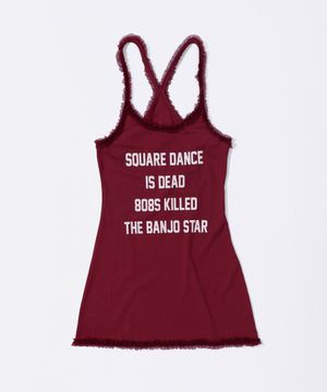 Acid Farm Mini Dress Red