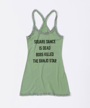 Acid Farm Mini Dress Acid Green