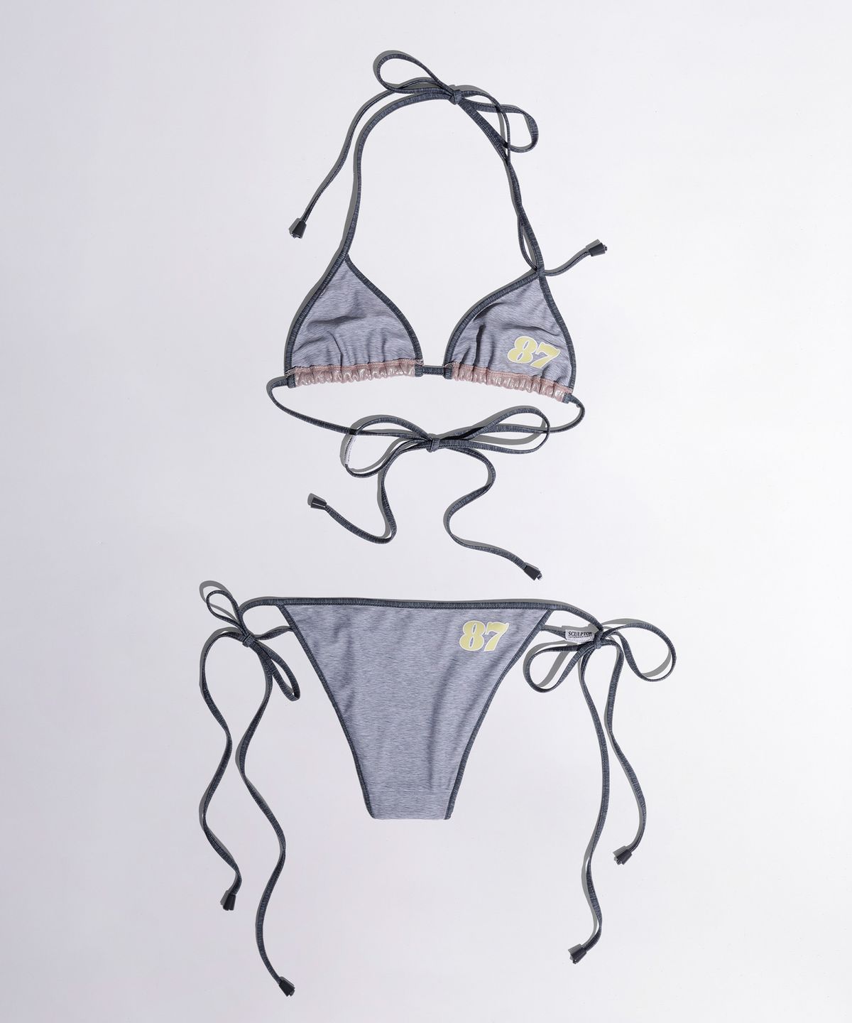 스컬프터(SCULPTOR) Patrol Reversible Bikini Bottom Pink/White Melange