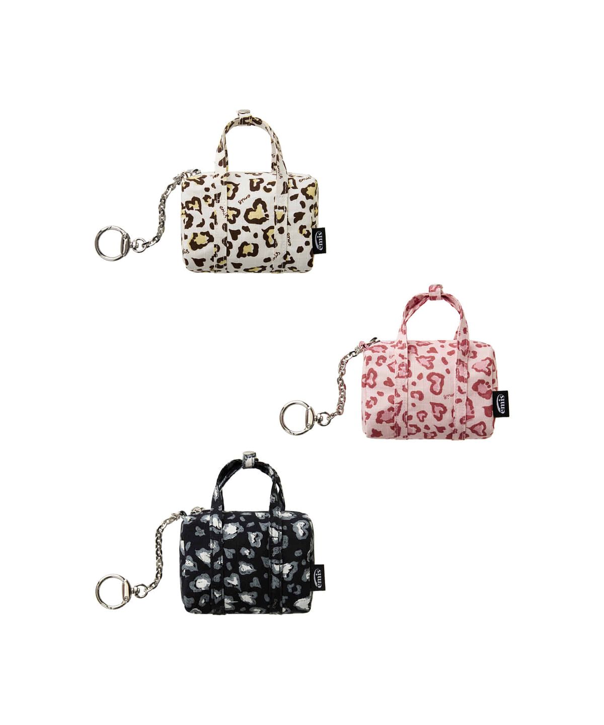 이미스(EMIS) LOGO LEOPARD KEY RING