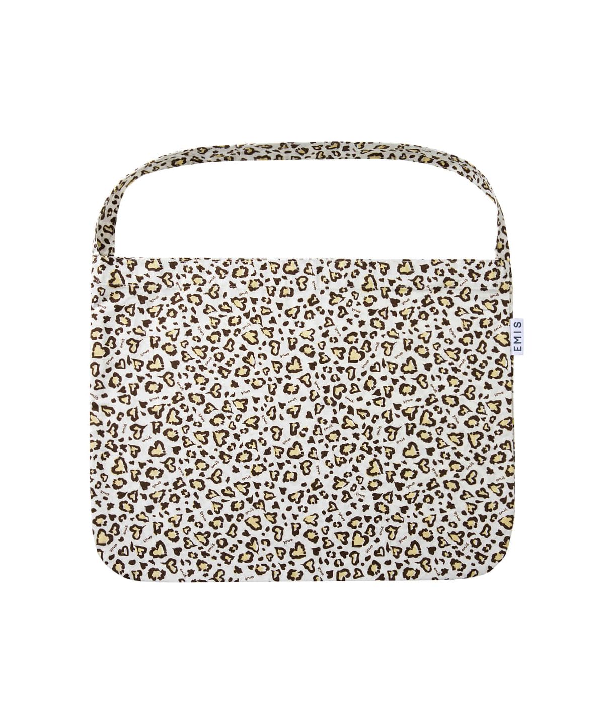 이미스(EMIS) LOGO LEOPARD ECO BAG-IVORY