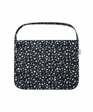 LOGO LEOPARD ECO BAG-BLACK