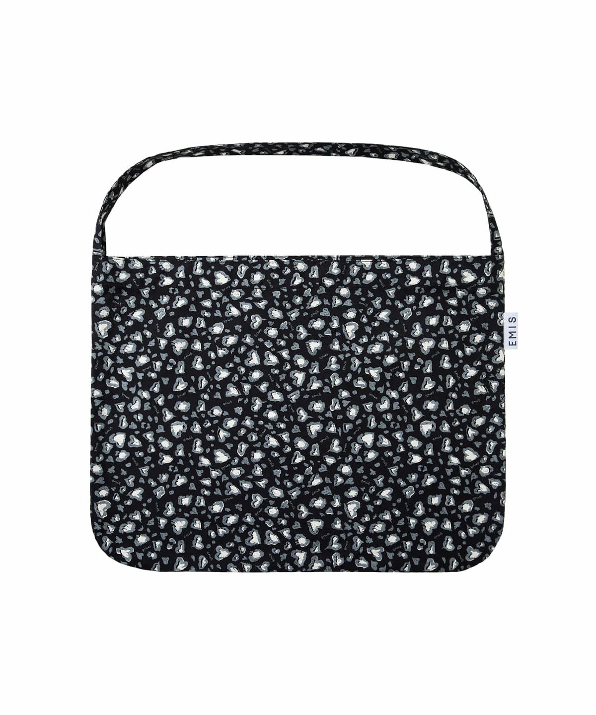 이미스(EMIS) LOGO LEOPARD ECO BAG-BLACK