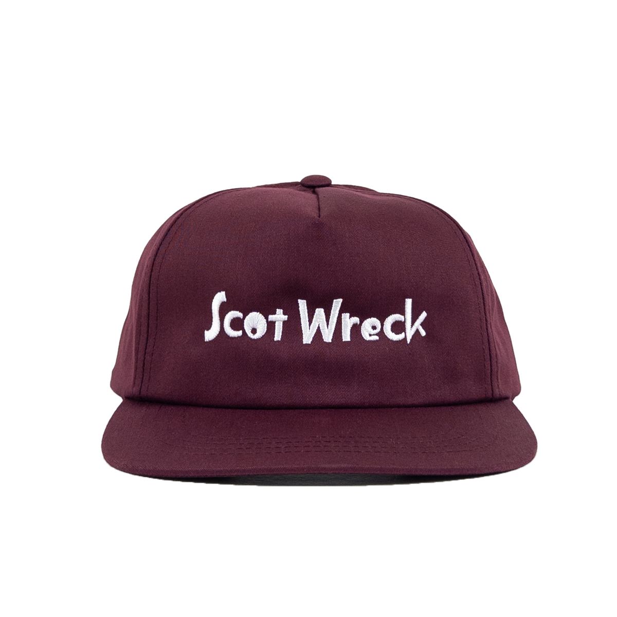 더 스캇렉(THE SCOT WRECK) Scot Wreck 5-Panel Hat (MAROON)