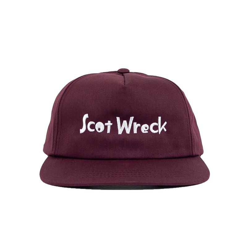 Scot Wreck 5-Panel Hat (MAROON)