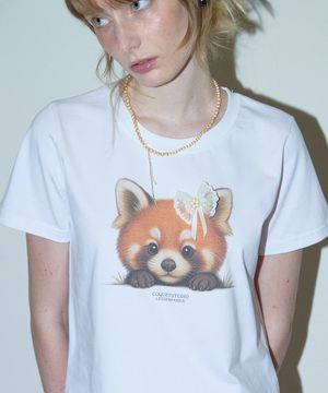 Baby Lesser Ribbon T-Shirt White