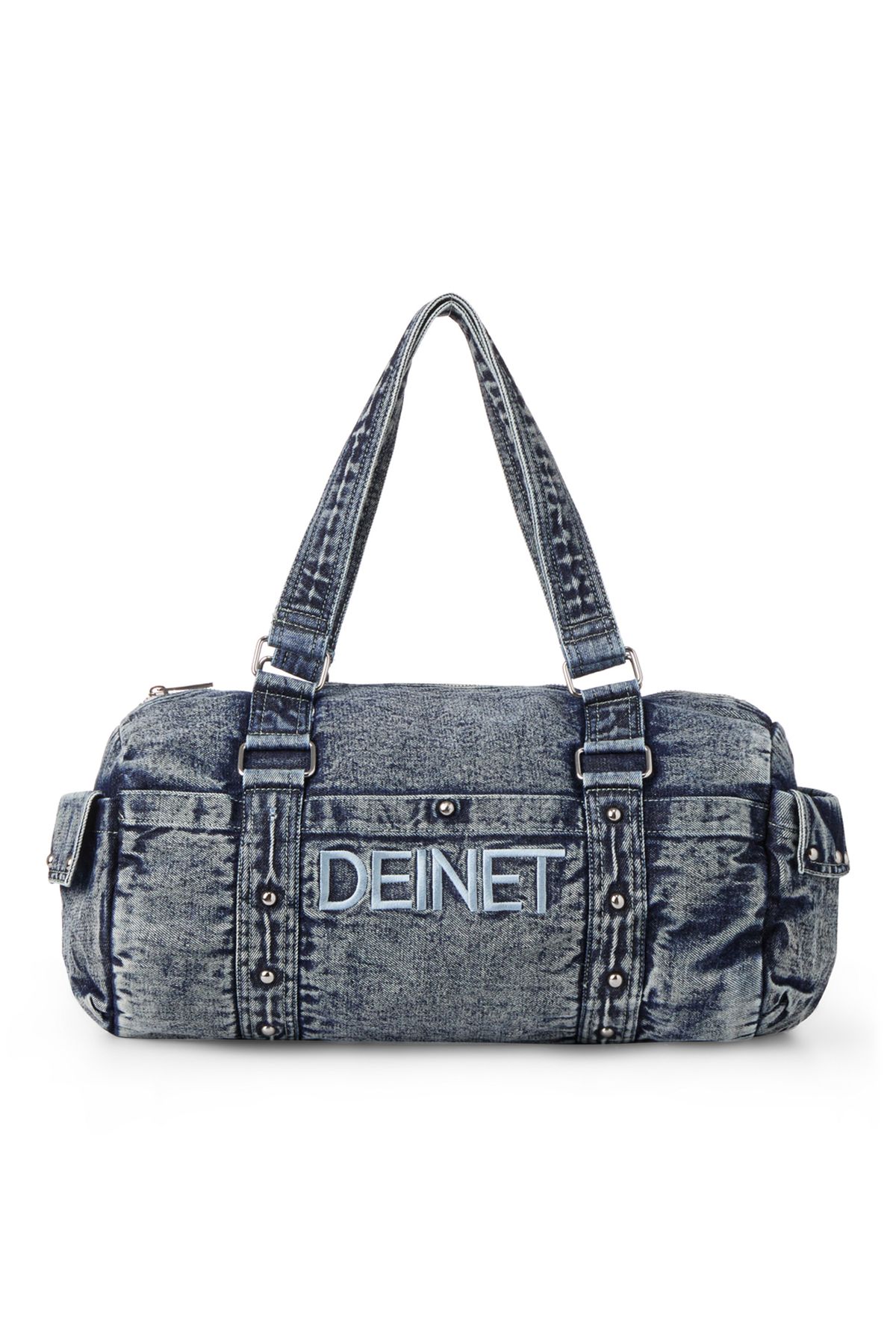 다이닛(DEINET) LOGO DUFFLE BAG IN DENIM