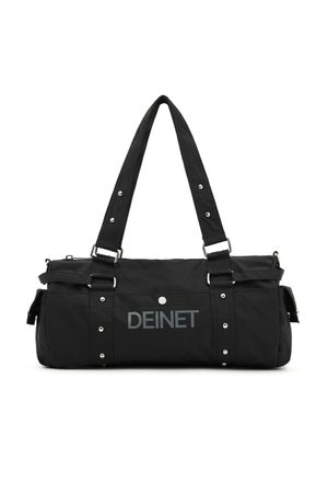 LOGO DUFFLE MINI BAG IN BLACK