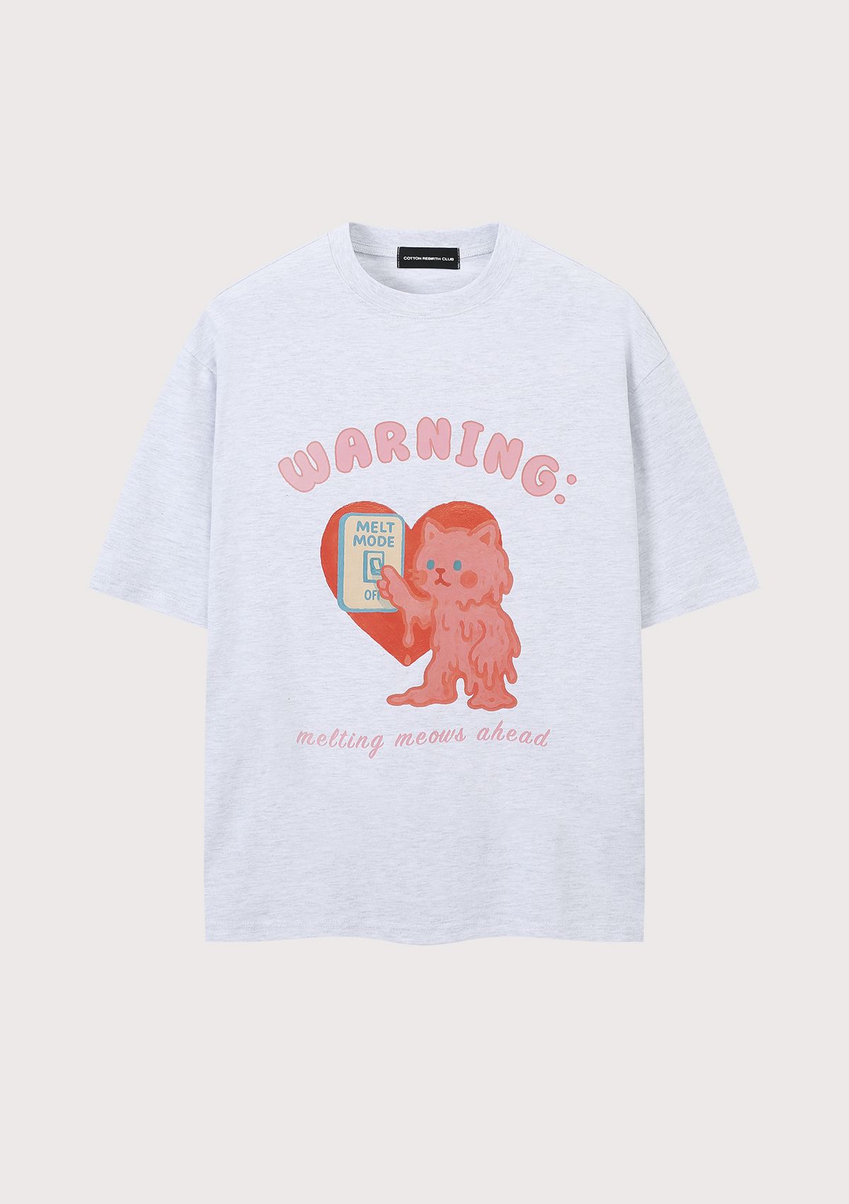 코튼리버스클럽(COTTONREBIRTHCLUB) 멜팅켓 오버핏 티셔츠  (4컬러)