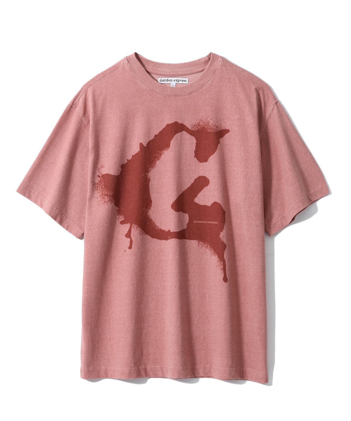 가든익스프레스(GARDEN EXPRESS) Pigment Graphic T-shirt (Pink)