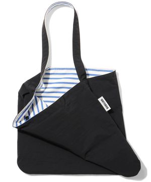 시오 리버서블 에코백_블루스트라이프 블랙