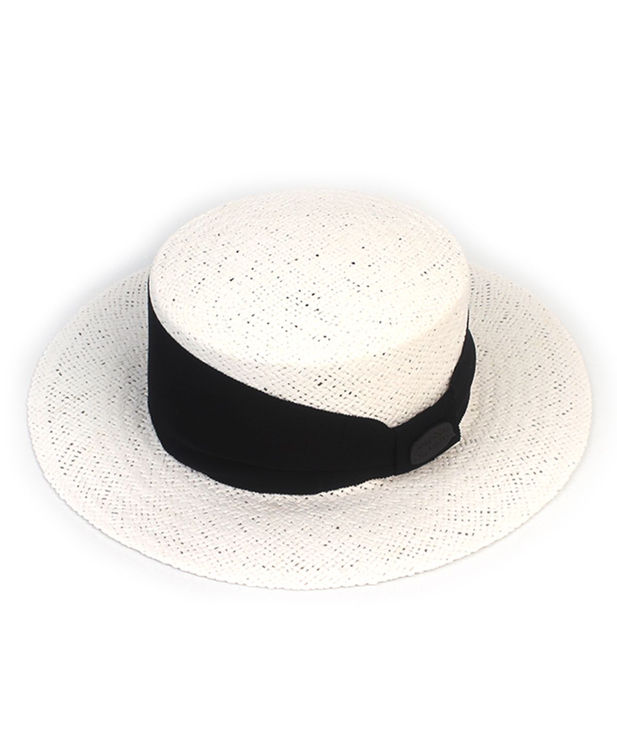 유니버셜 케미스트리(UNIVERSAL CHEMISTRY) Bold Line White Panama Hat 파나마햇