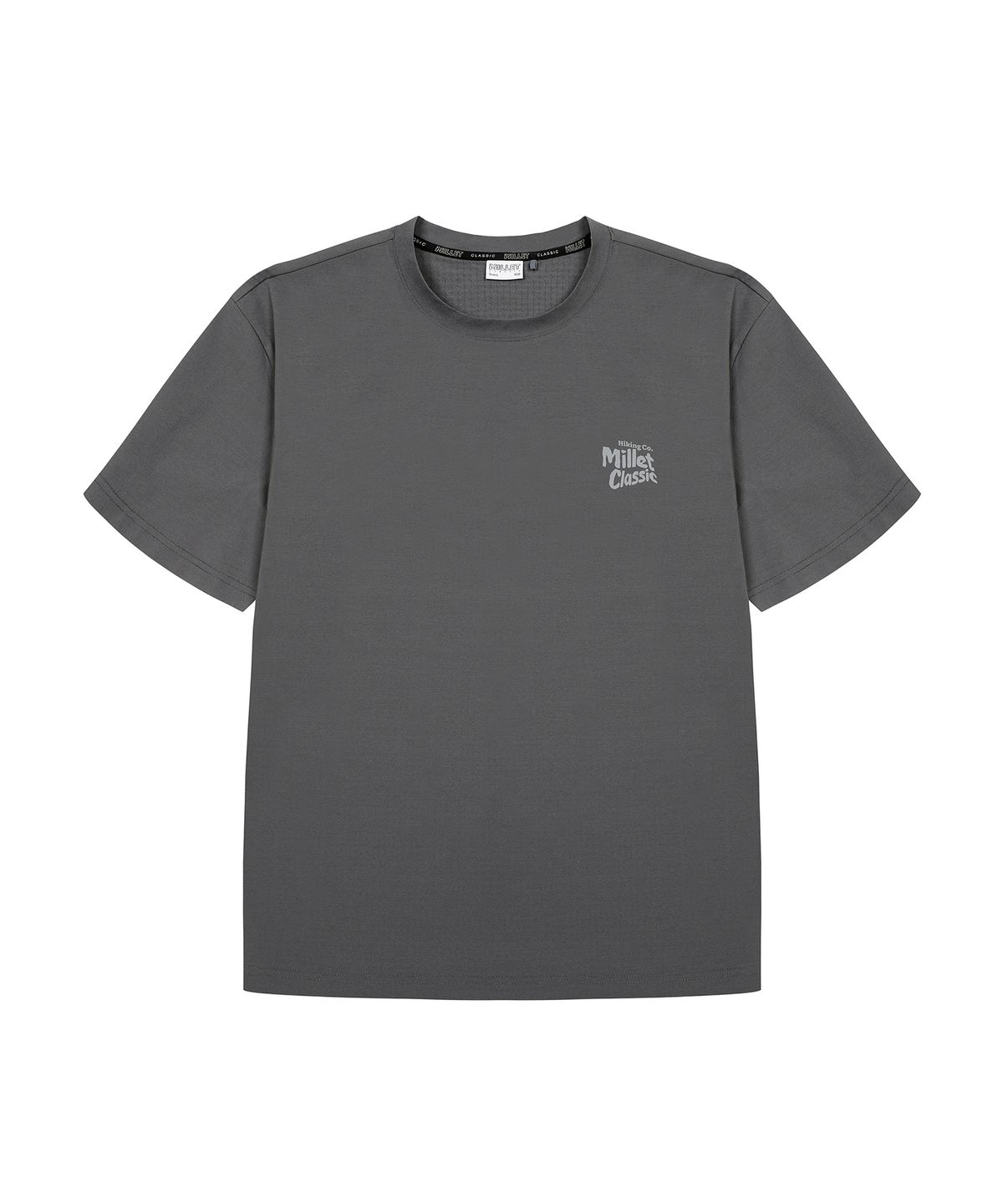 밀레 클래식(MILLET CLASSIC) SMALL LOGO ICE SHELL CHARCOAL