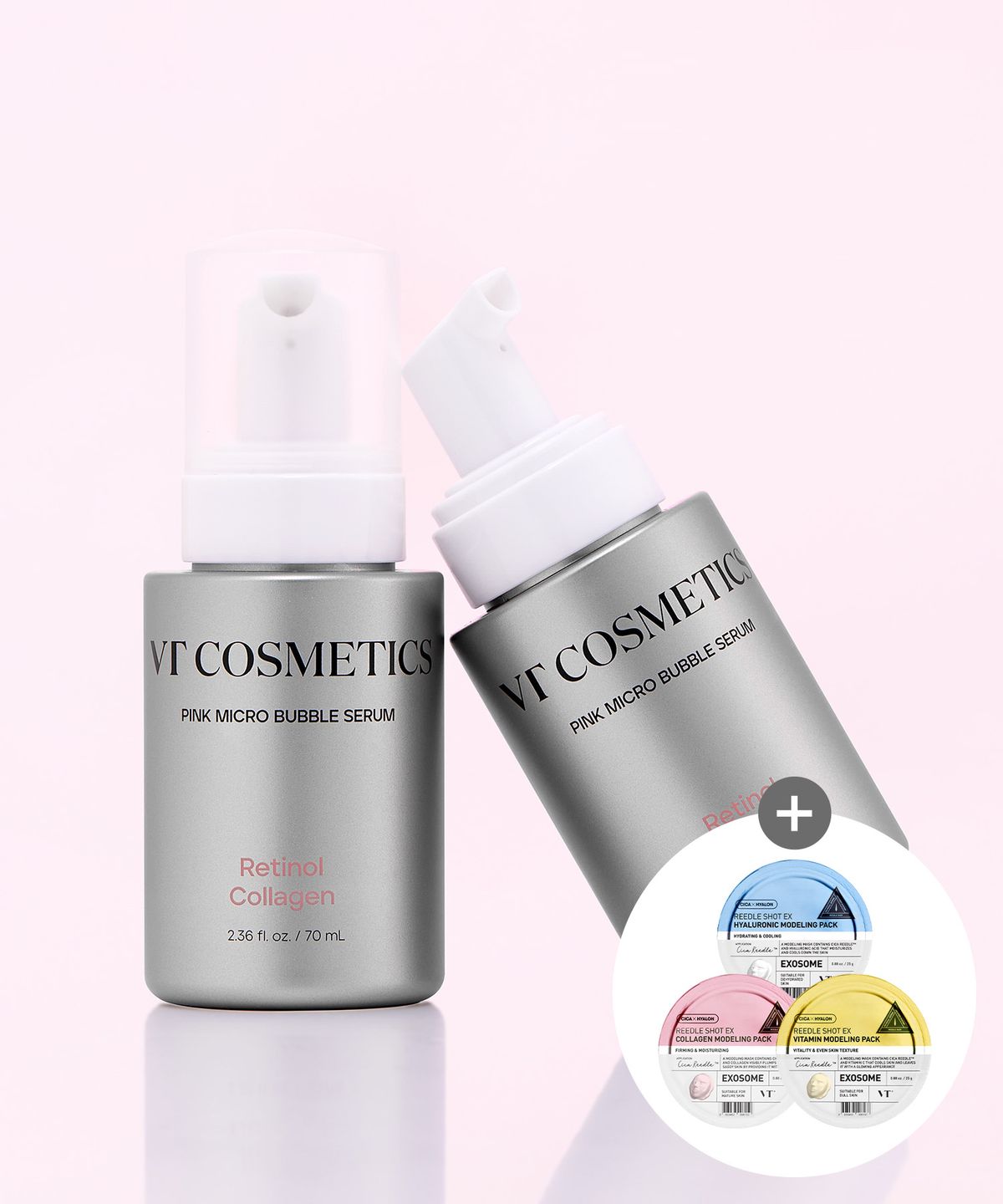 브이티코스메틱(VT COSMETICS) VT 마이크로 버블 세럼 2개 SET (핑크/옐로우/민트)