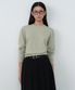 우먼즈 에센셜 라운드 넥 니트 [피스타치오]