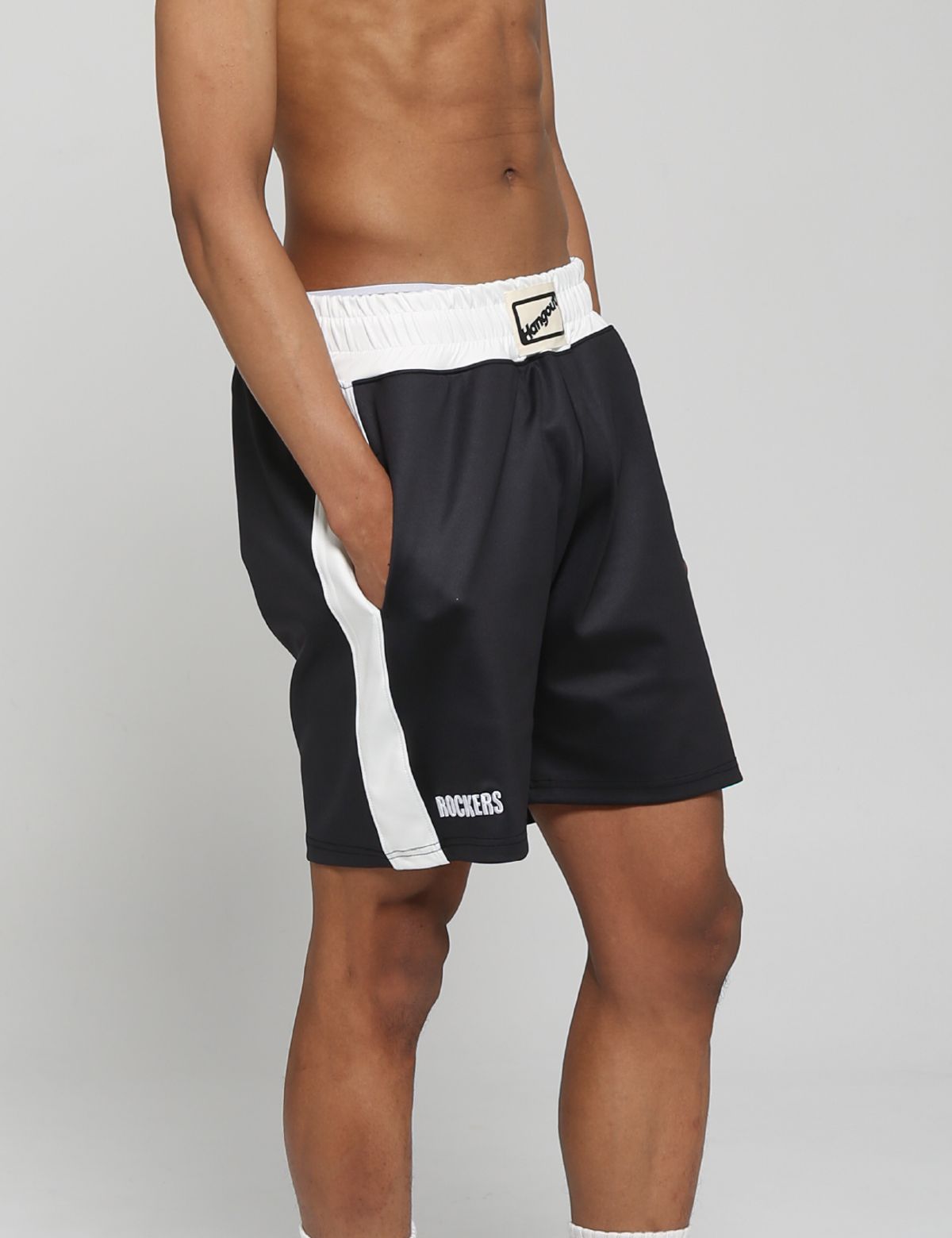 쿤타치(KUNTACH) x HANGOUT summer t.k.o. shorts (black)