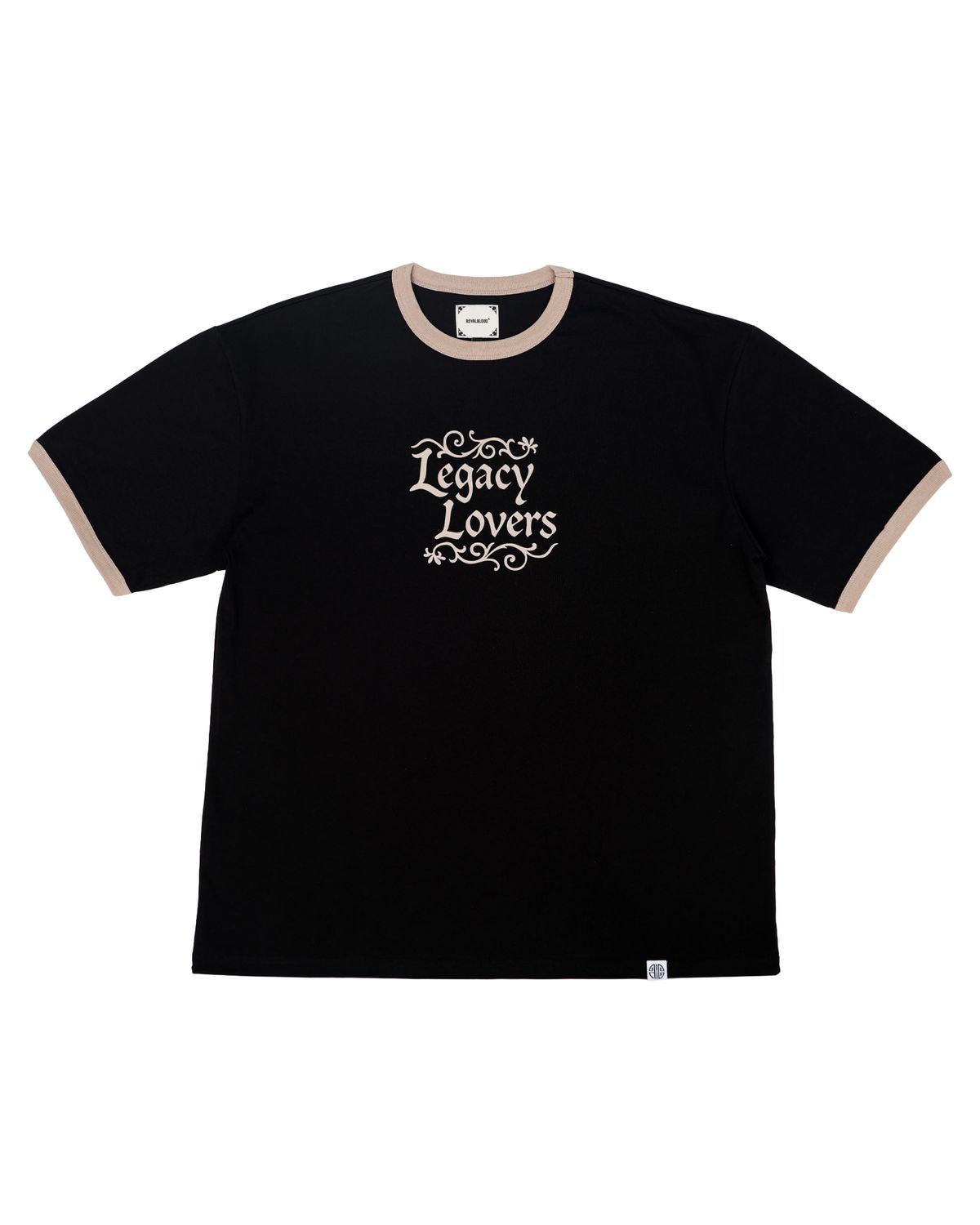 로얄블러드(ROYALBLOOD) Legacy Lovers Ringer T-Shirt (Black)