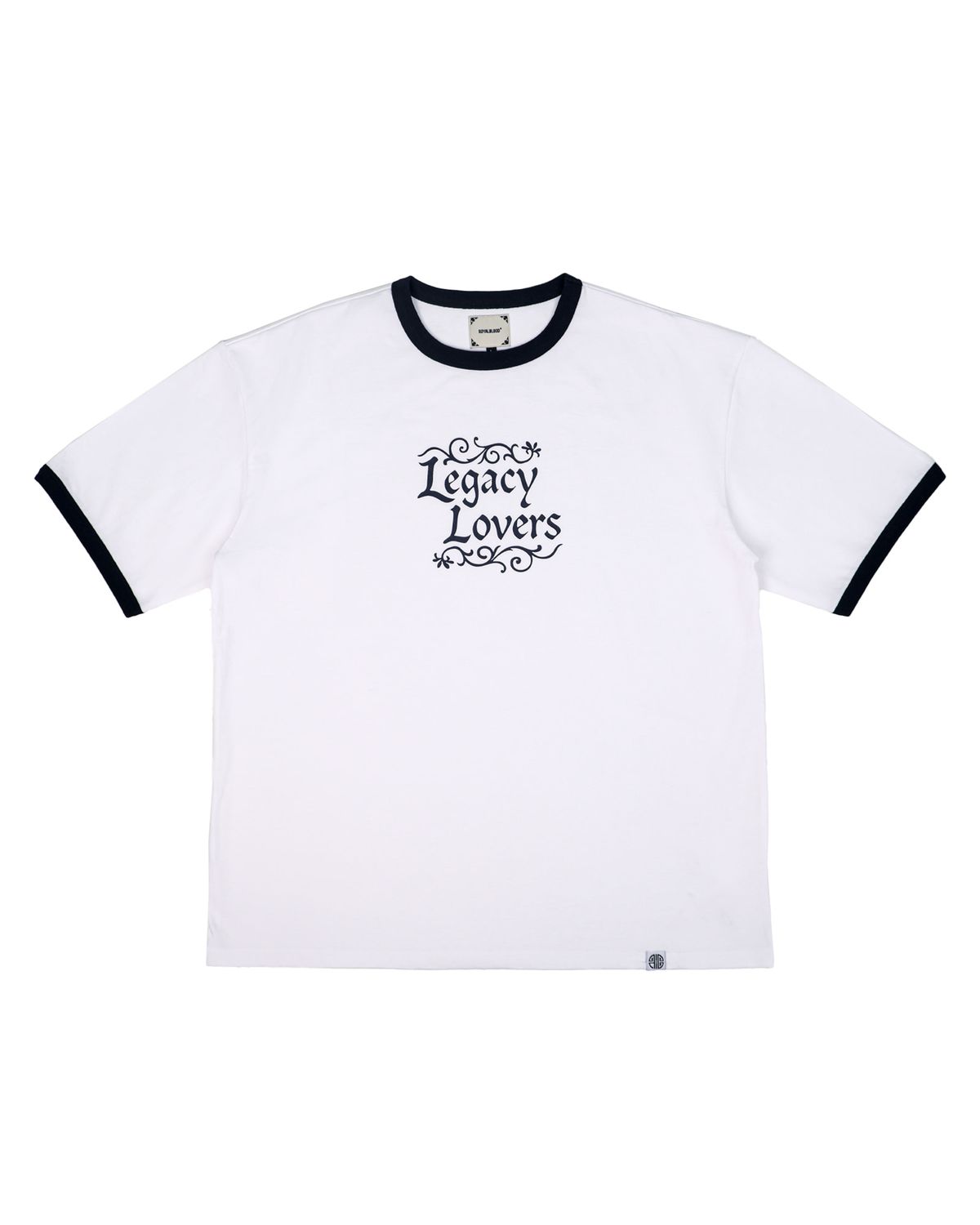 로얄블러드(ROYALBLOOD) Legacy Lovers Ringer T-Shirt (White)