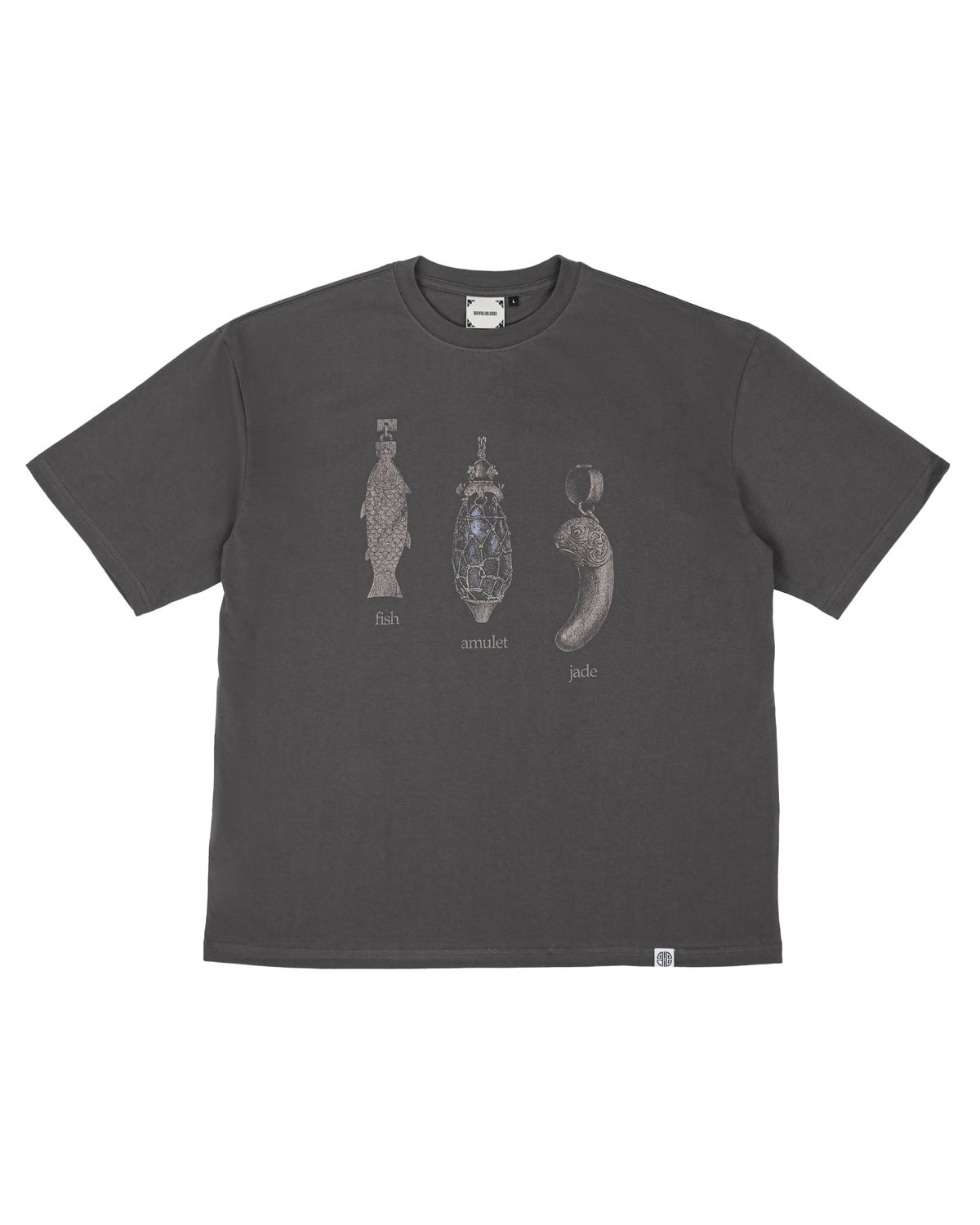 로얄블러드(ROYALBLOOD) Trinity Charm VTG Graphic T-Shirt