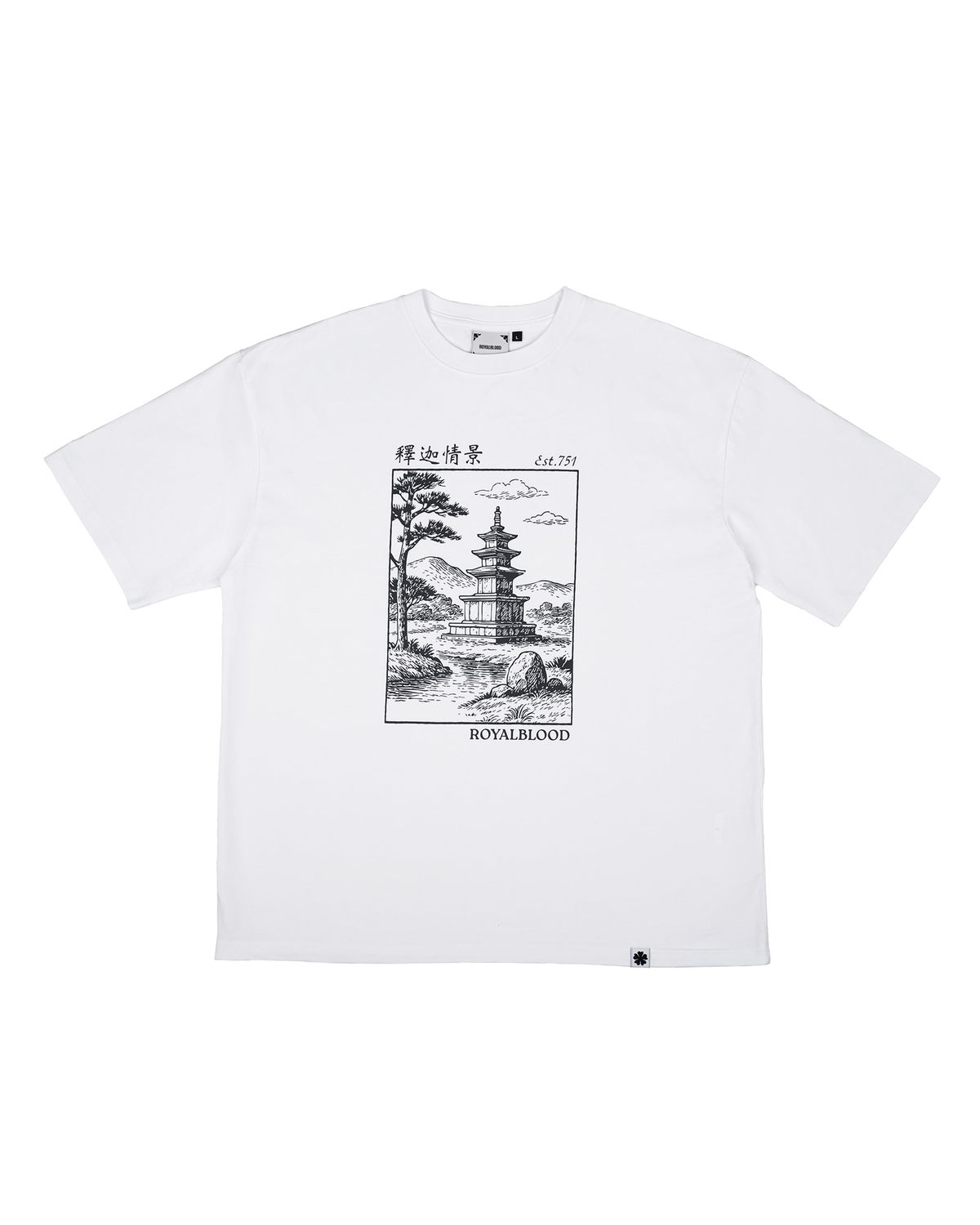 로얄블러드(ROYALBLOOD) Scene at Seokga T-Shirt (White)